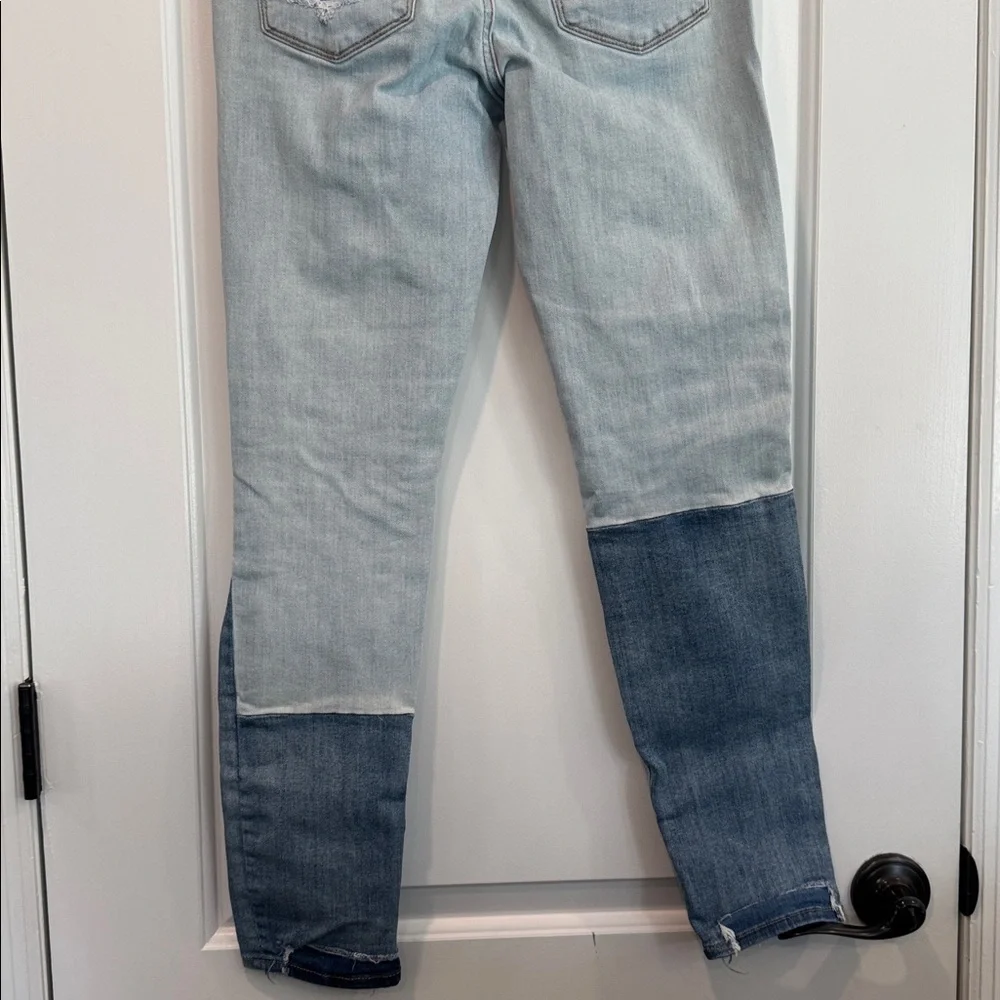 American Eagle Outfitters Super Stretch High-Rise two-tone Jeggings Size 10